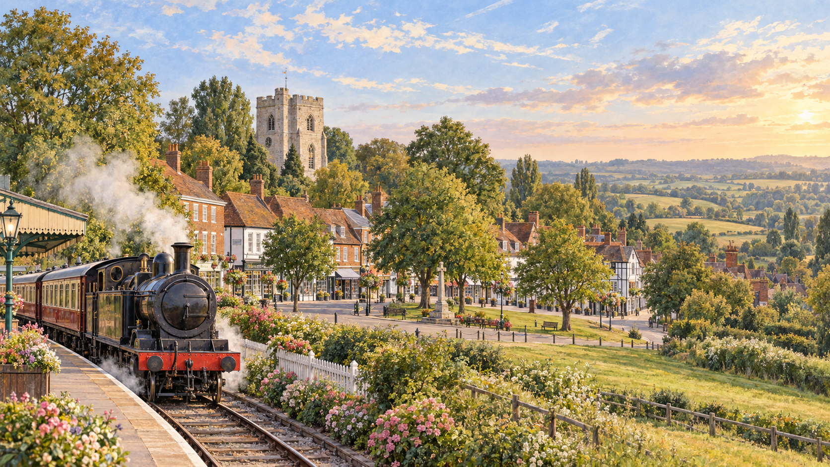 Artist impression of Tenterden